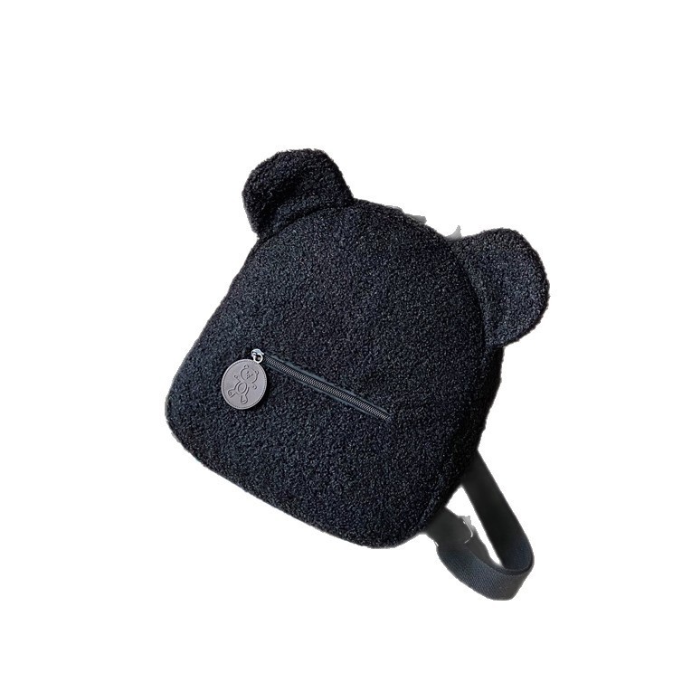 国境を越えた売れ筋のパーソナライズされた刺繍のかわいいぬいぐるみバックパック女子学生クマスクールバッグバックパック|undefined