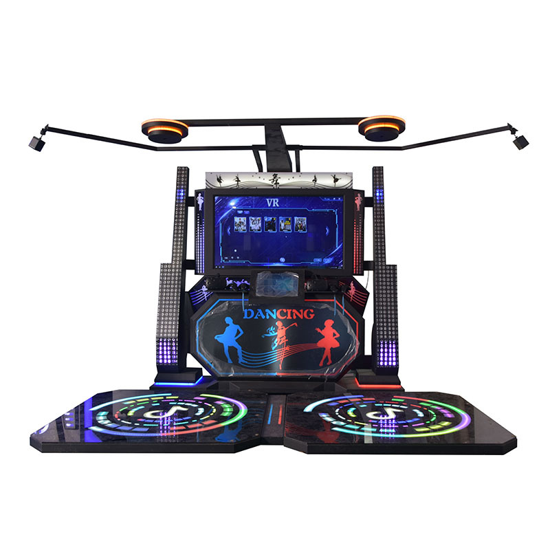 Máquina comercial de baile doble VR a gran escala, experiencia de simulación inmersiva doble interior, equipo de entretenimiento y ocio