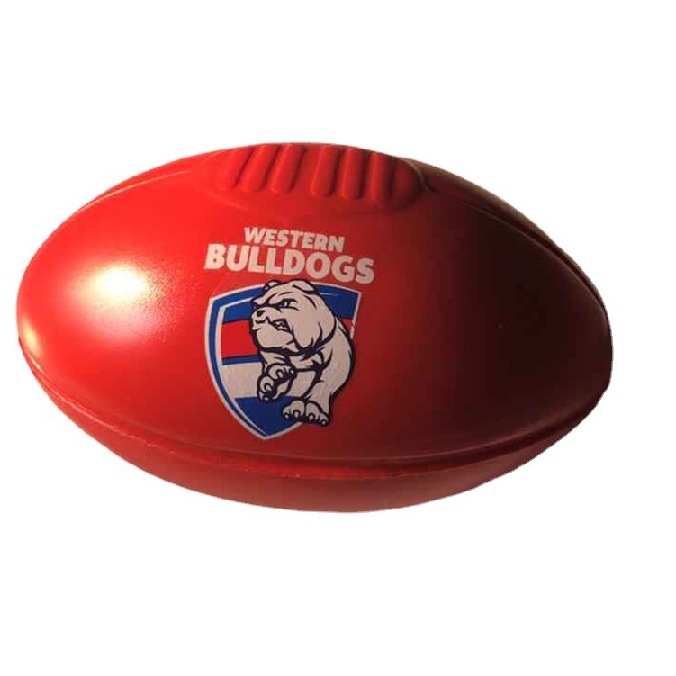 [Factory supply] PU Stress Bal, PU Foam ball -- 11.5 x7cm glossy Rugby
