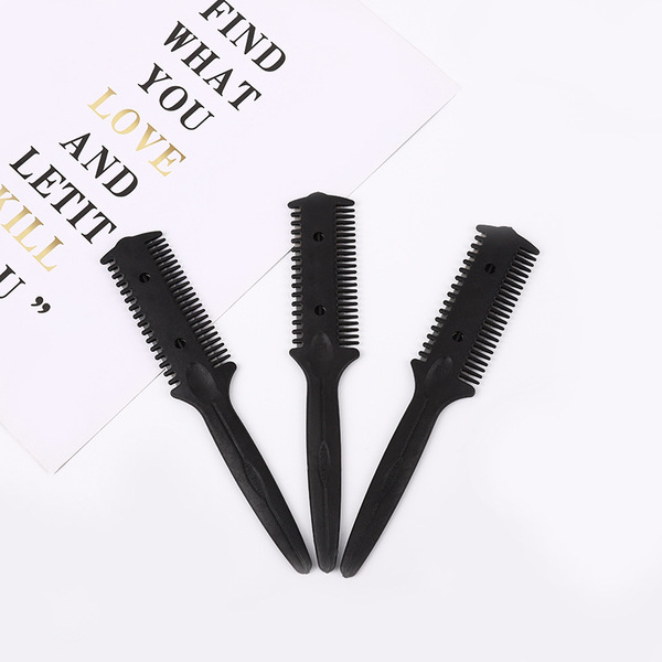Bulk double -sided knife cut hair combat hair