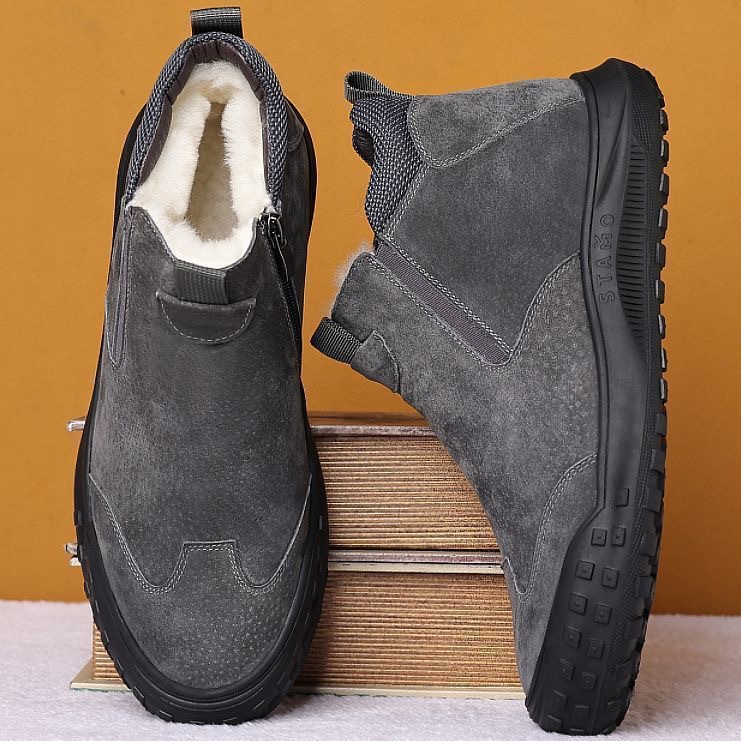 Chaussures de travail respirantes pour hommes, style automne, basses, imperméables, antidérapantes, résistantes à l'usure, à enfiler, pour le travail en extérieur._voghion.com