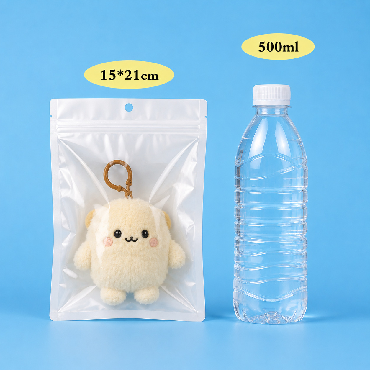 En stock bolsa de perlas autosellable Yin y Yang bolsa de hueso cáscara del teléfono móvil cable de datos bolsa de embalaje accesorios de la joyería bolsa de autosellado