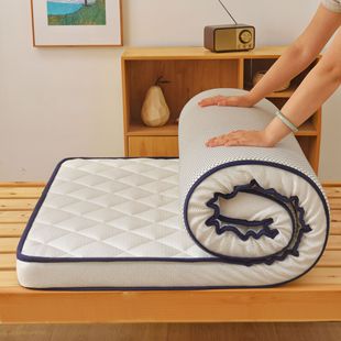 Class a Washed Cotton Student Dormitory Single Bed Latex Mattress Soft Cushion Hard Cotton Pad Non-Slip Double Bed Comfortable