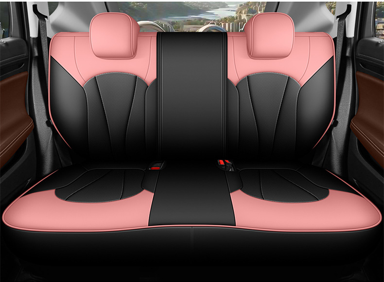 Factory Direct Sales of Perforated Leather Wear-Resistant Car Seat Cushions and Full-Coverage Special Car Seat Covers for the Verano