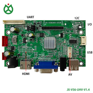 V56����Һ���@ʾ�Ӱ� HDMI+2USB+2AV U�P���� �{����type-c����