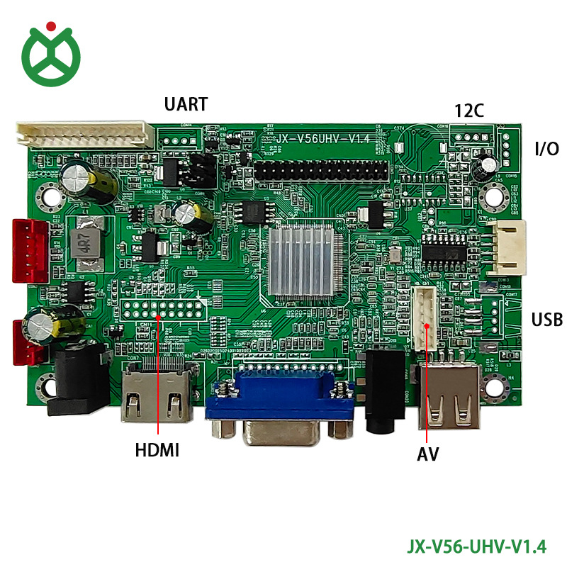 V56高清液晶显示驱动板 HDMI+2USB+2AV U盘互拷 蓝牙和type-c功能