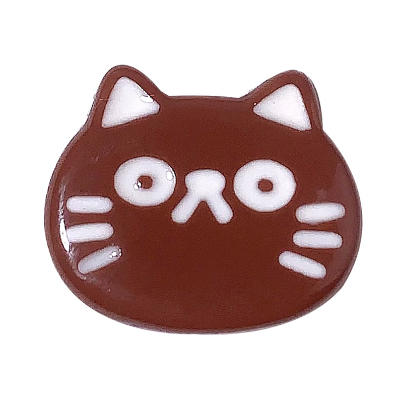 Nuevo gatito comer huesos de pescado dibujos animados accesorios de resina diy pinzas de cabello accesorios para el cabello llaverillos agujeros zapatos agujeros parches de caso de teléfono móvil