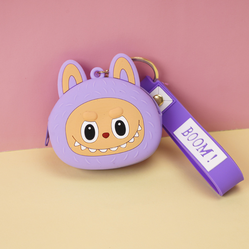メーカーが生産するネズミ駆除パイオニアラブブキーホルダーペンダントシリコンバッグかわいい子供用小銭入れ|undefined