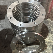 冲压碳钢法兰毛坯厂家Q235法兰盘铁圆片盲板垫片锻造热扩法兰E18