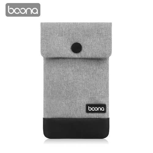 Mobile phone storage bag, power bank, mobile power supply, data cable, Bluetooth headset protection, dust-proof portable bag