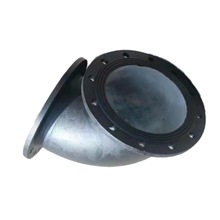 双盘45°弯管DN80 100 150 300 900 1000 1200 球墨铸铁管件双承