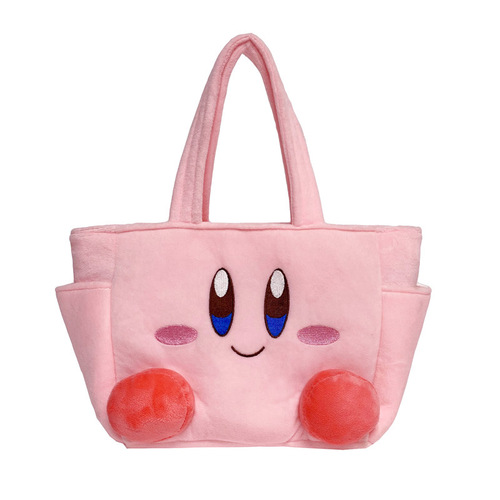 Japanese ins cartoon three-dimensional plush handbag lunch bag JK suit bag cute pink shopping storage bag