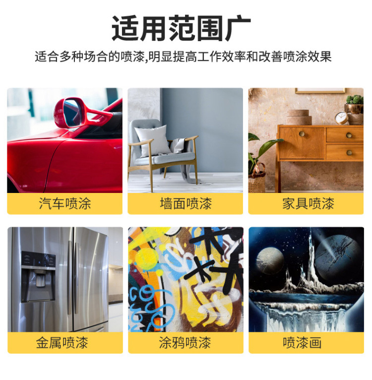 Portable Power-Assisted Spray Gun Self-Painting Universal Renovation Color Change Handle Car Spray Painting Tool Spray Can Spray Film Wholesale