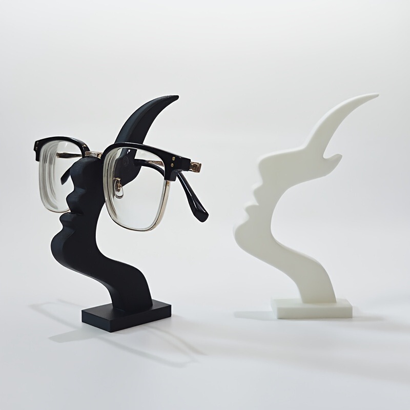 Eyeglass Stand Glasses Holder Strip Shape Human Side Face Interesting Simple Glasses Holder Ornament