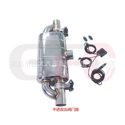 Exhaust pipe dual inlet and outlet valves