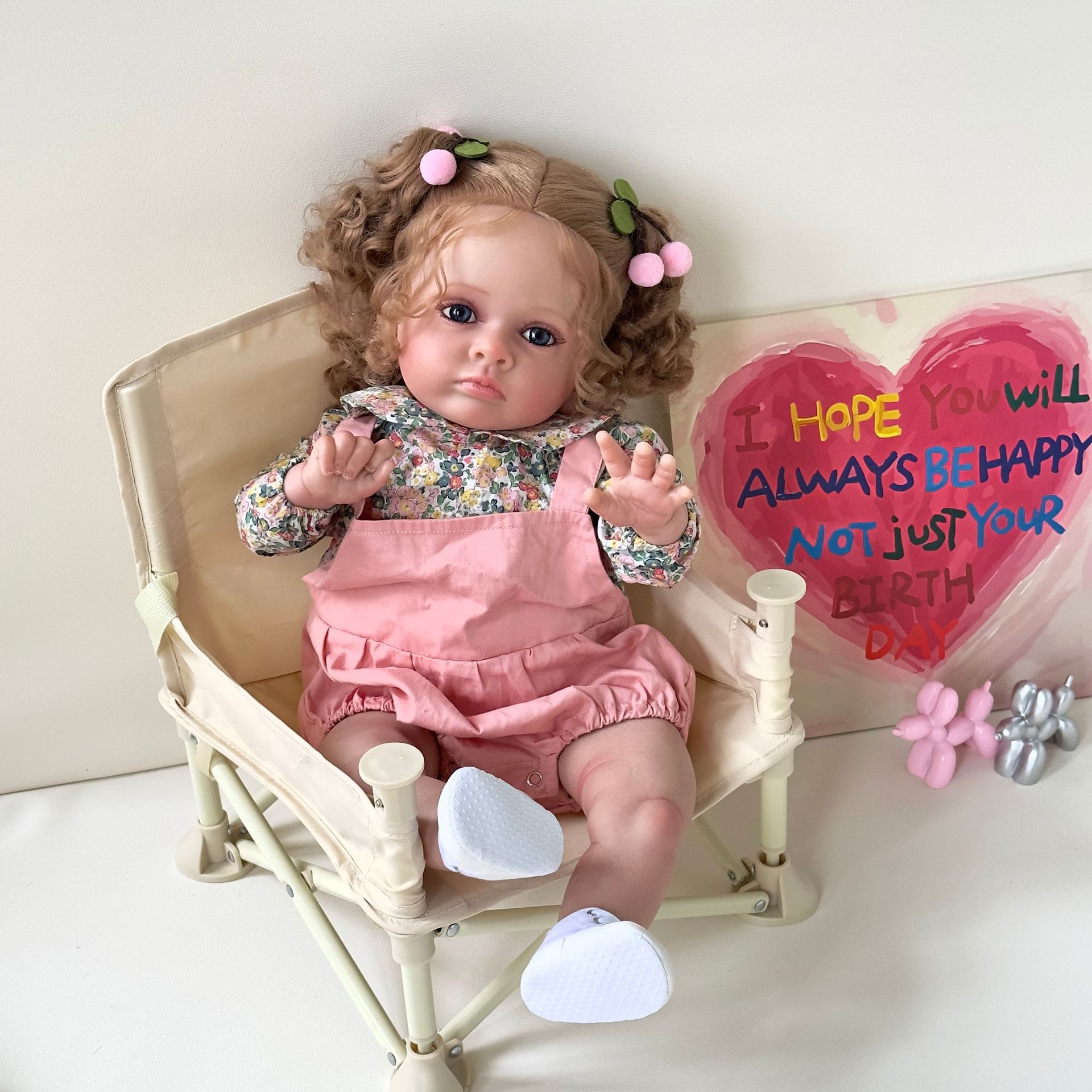 60cm simulación bebé renacido muñeca Tutti lindo bebé transfronterizo e-commerce suministro de una sola pieza de entrega