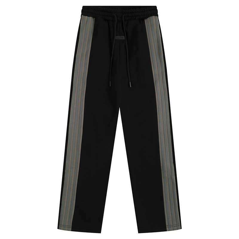 FOG Temporada 8 ESSENTIALS Marca de moda Impresión de acero pareja Suelta con capuchilla Pantalones Set