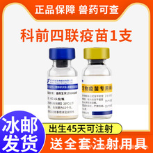 科前四联疫苗小狗科旺福预防针犬瘟细小流感病毒成犬幼犬专用疫苗