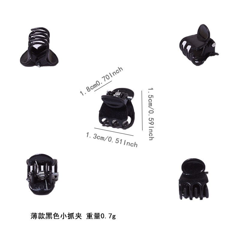 ミニの小さいつかみの四角形の髪は底をつかんでDIYの髪を挟みます。|undefined