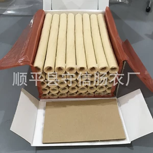 [Оболочки Shouxin] Марка Shenguan [копченый и приготовленный на пару тип, диаметр 25 мм.] Коллагеновые оболочки.
