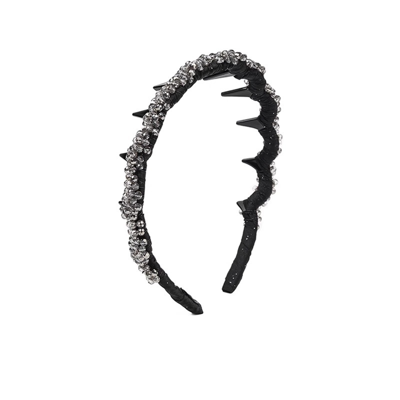 Diámetro flash Louise cabello ligero temperamento lujoso alto cráneo cabello de cabello abrazadera de cabello de alta calidad estilo extranjero tocado de moda