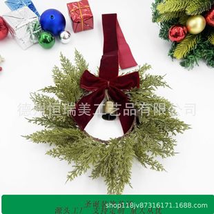 Amazon's Best-Selling Christmas Decoration Garland Handmade Holiday Decoration Bow Bell Christmas Candlestick Garland