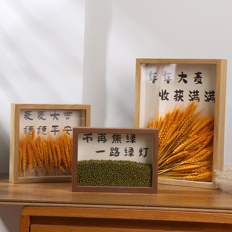 Creative Three-Dimensional Hollow Photo Frame DIY Dried Flower Eternal Flower Insect Specimen Frame Jewelry Hand-made Toy Storage Table