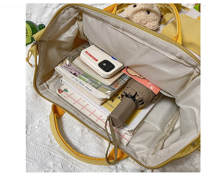 Mochila ultraligera de nailon para mujer, de gran capacidad, ideal para viajes y escuela, con estampados elegantes, duradera y resistente al agua._voghion.com