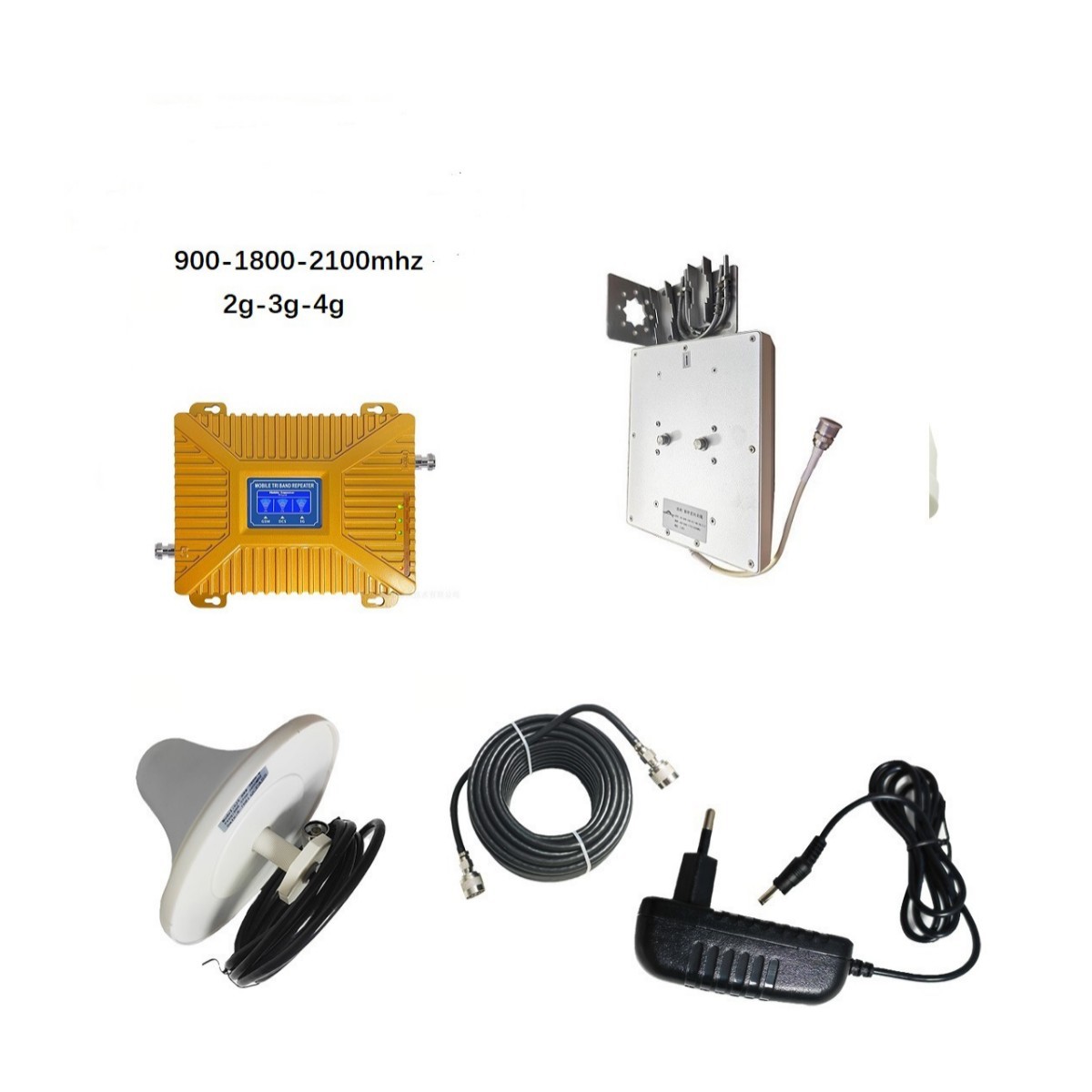 手机信号追踪器2G/3G/4G放大器900/1800/2100MHZ广覆盖信号增强器