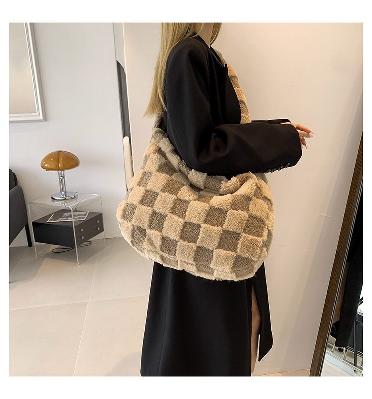 Women's Shoulder Bag Casual Fashion Solid Colour Handbag_voghion.com