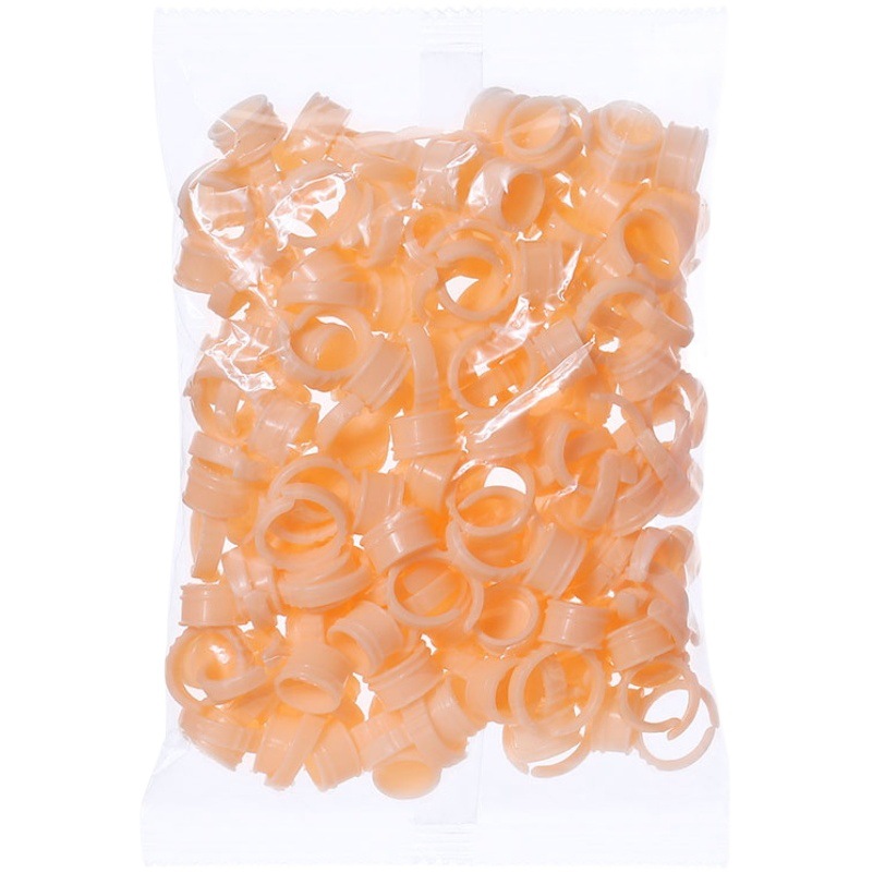 Factory supply tattoo ring cup soft silicone color cup grafting eyelash glue silicone ring cup tattoo supplies