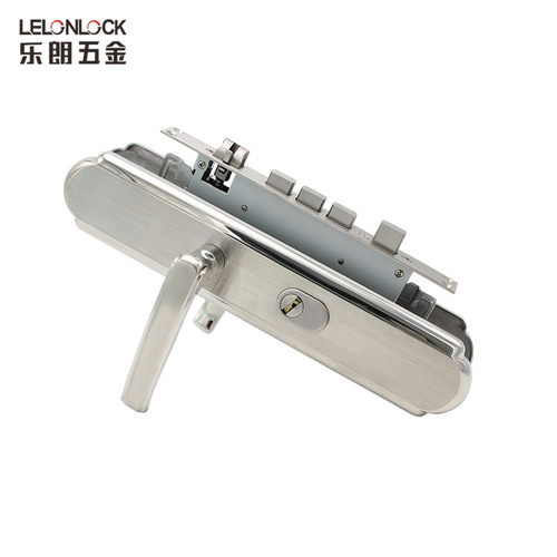 Lelang wholesale stainless steel anti-theft door panel lock 3.0 thickened entry door mechanical door lock door panel lock