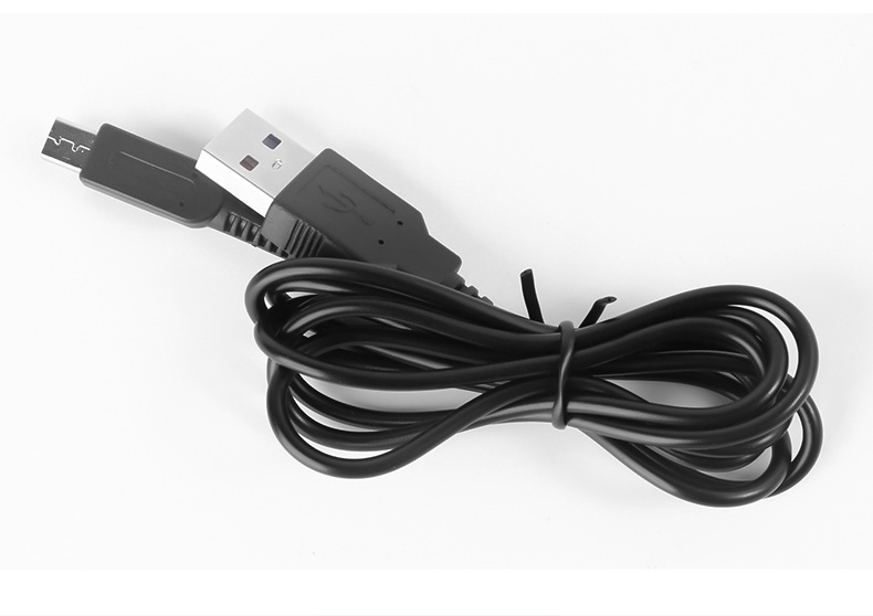 Adecuado para Nintendo 3DS/NDSI/3DSXL cable de carga USB cable de carga de 1,2 m Negro