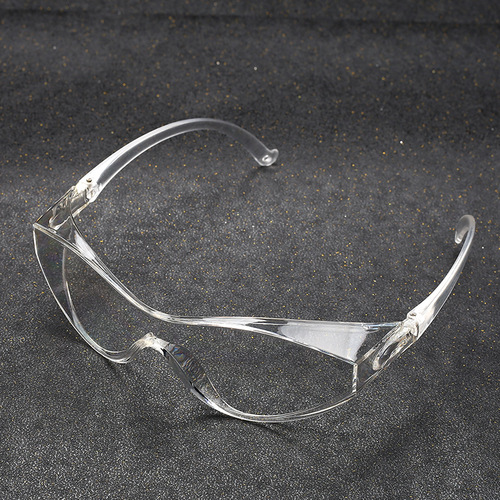 Cycling transparent thickened windproof goggles, anti-impact glasses, construction site anti-splash goggles, labor protection goggles