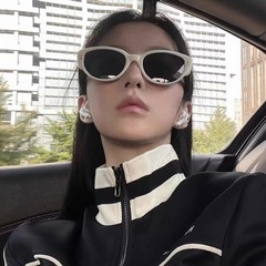 女性韓国版猫眼対外貿易サングラスのファッション