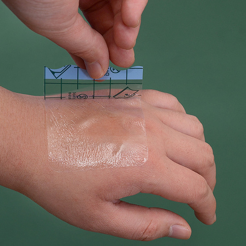 Mesh PU film waterproof patch, tape shower waterproof patch, Sanfu patch PU fixed patch