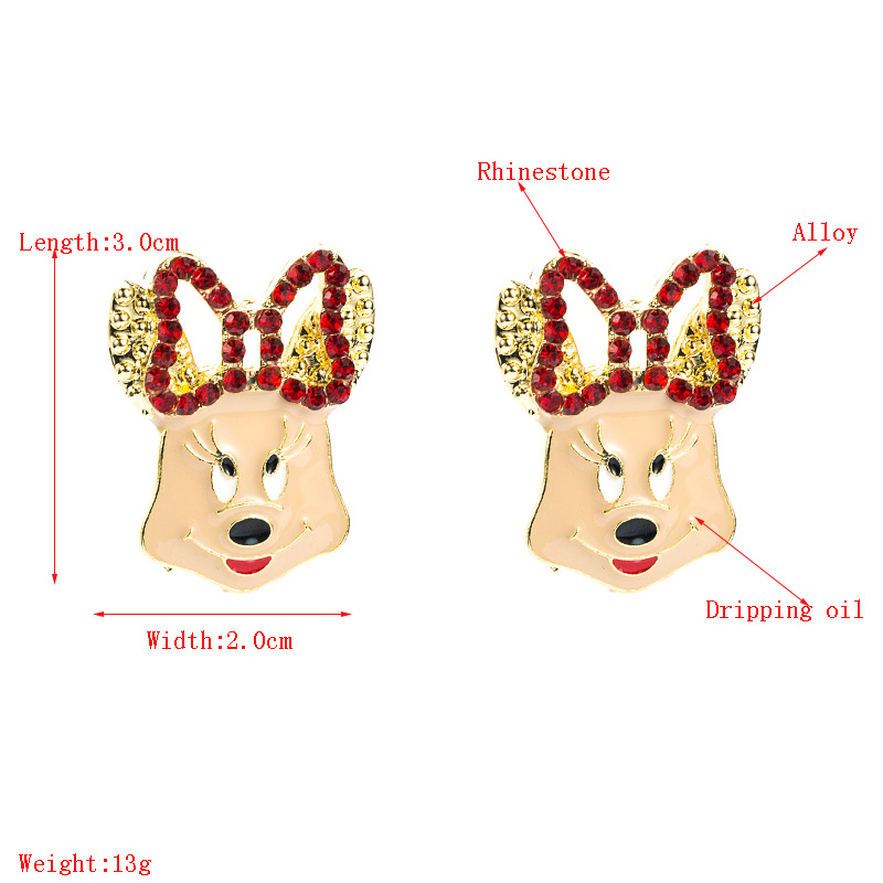 New Cute Animal Exaggerated Earrings display picture 1