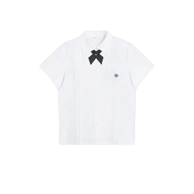 台湾学生服セット中学生 JK 制服白シャツアコーディオンプリーツ高校カレッジスタイル卒業クラス制服夏|undefined