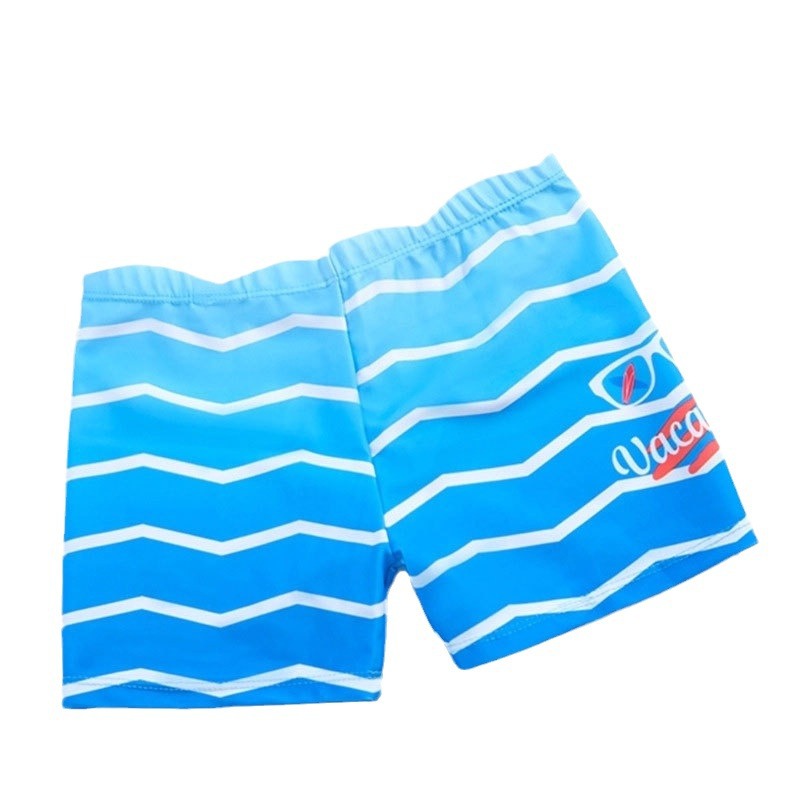 Traje de baño para niños troncos de natación para niños Niños medianos y grandes adolescentes muchachos gradiente de rayas de secado rápido equipo de natación profesional