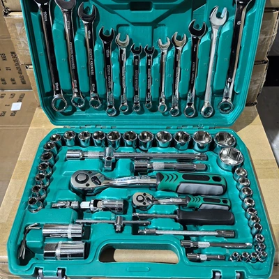 Mühərrik tənzimləmə alətləri | Wrench - 61-piece-72-tooth-auto-repair-socket-wrench-set