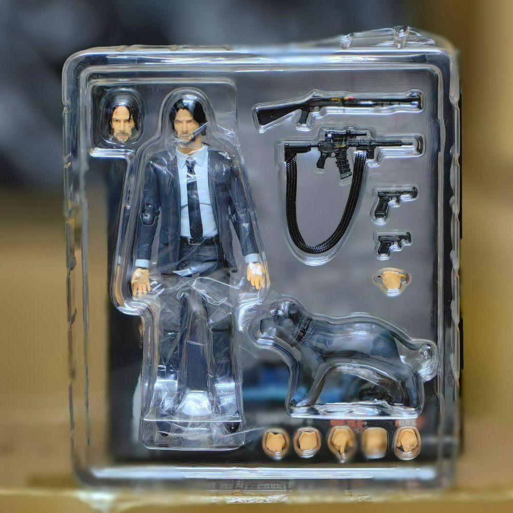 MAFEX085 búsqueda rápida John Wick hecho a mano conjunto móvil modelo decoración periférica decoración muñeca regalo