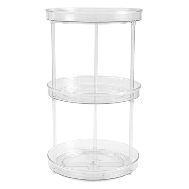 Yimijia cocina multifuncional condimento almacenamiento rack hogar giratorio almacenamiento rack transparente condimento bandeja de almacenamiento