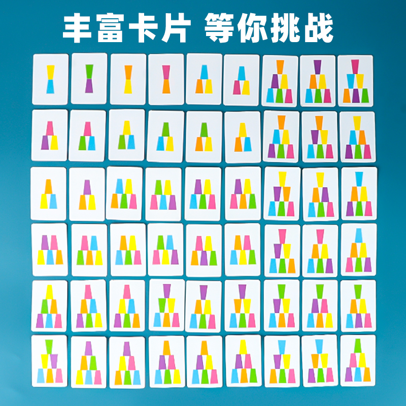 スタッキングカップ 小学生向け競技対戦 クイックハンド デスクトップゲーム スピードスタッキングカップ コンペティションセット 子供のおもちゃ|undefined