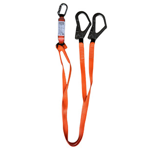 Msa 10237316 Webbing Lightweight Star Safety Rope Double Leg Large Hook 2m