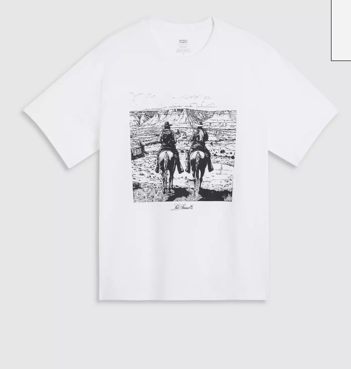 2025欧米ファッションクロスボーダー夏新作トレンドLevi「s高品質男女同モデルtシャツプリント|undefined