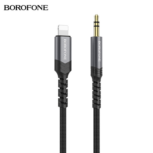 Borofone BL15数字音频转换线 适用苹果转3.5mm尼龙编织转接线