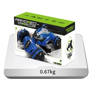 Cross-border JJRC remote control amphibious small twist 2.4g four-wheel drive gesture induction double-sided deformation stunt car Children