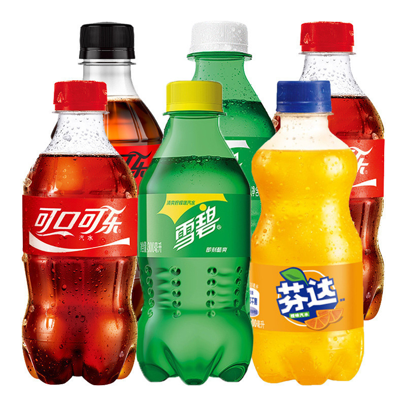 Coca-Cola Small Bottles of Drinks, Whole Box Batches of Soda Drinks, Wholesale Drinks, Internet Celebrity New Year Snacks, Batch Packaging