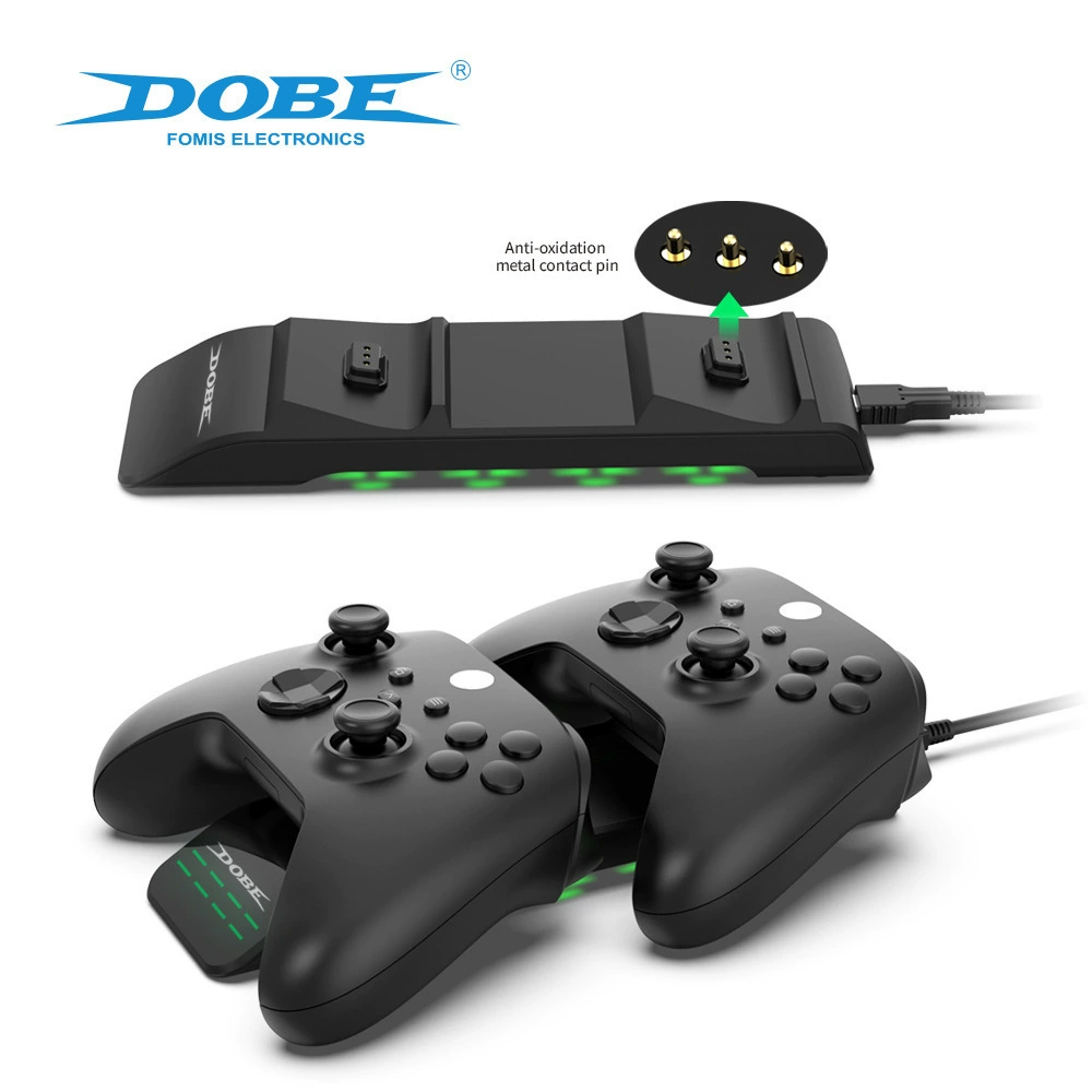 Контроллер XboxSeries двойная батарея место зарядки для Xbox One X/C с LED-подсветкой держатель зарядки Tyx-2612