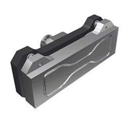 Пленочный образец режет алюминиево-пластиковая пленка гантель макет гантель образец образец резиновый гантель режет нож